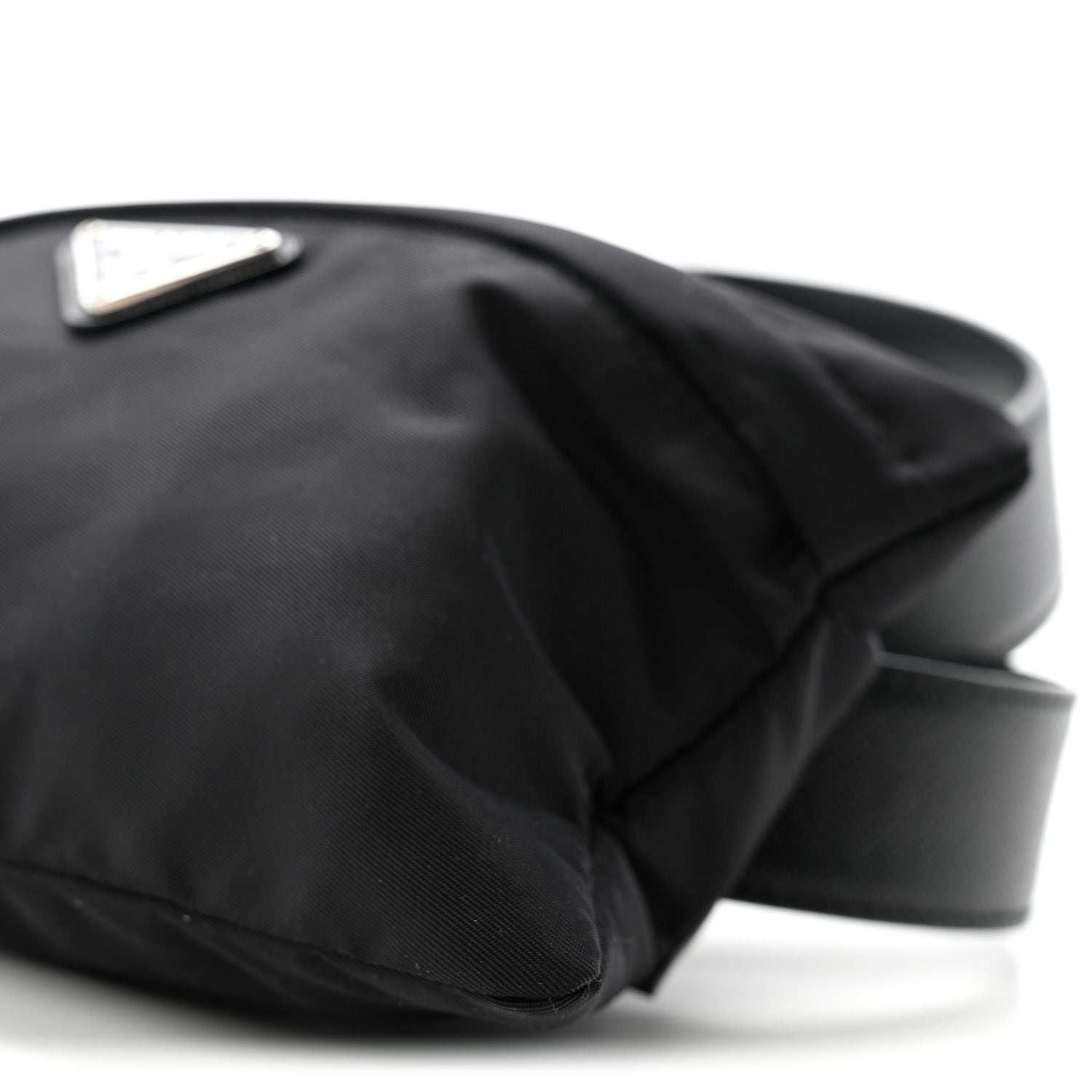Prada Tessuto Nylon Saffiano Belt Bag 90 36 Black 9 of 9