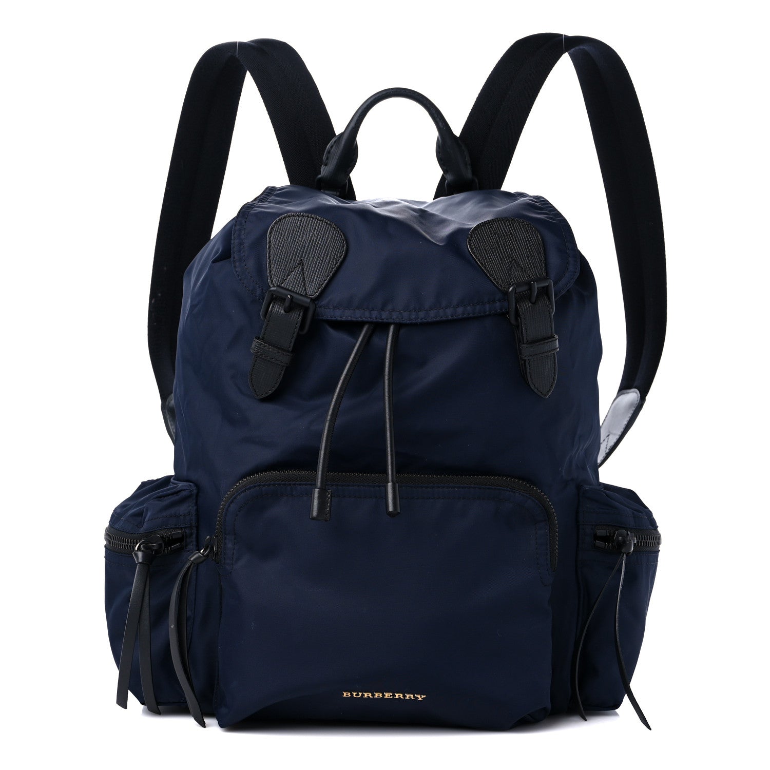 Burberry Nylon Medium Rucksack Backpack Ink Blue 1351065 – FASHIONPHILE