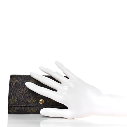 Louis Vuitton Monogram Porte-Monnaie Billets Tresor Wallet 2 of 8