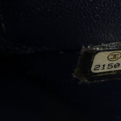 Chanel Caviar Quilted Medium Double Flap Navy 6 of 11