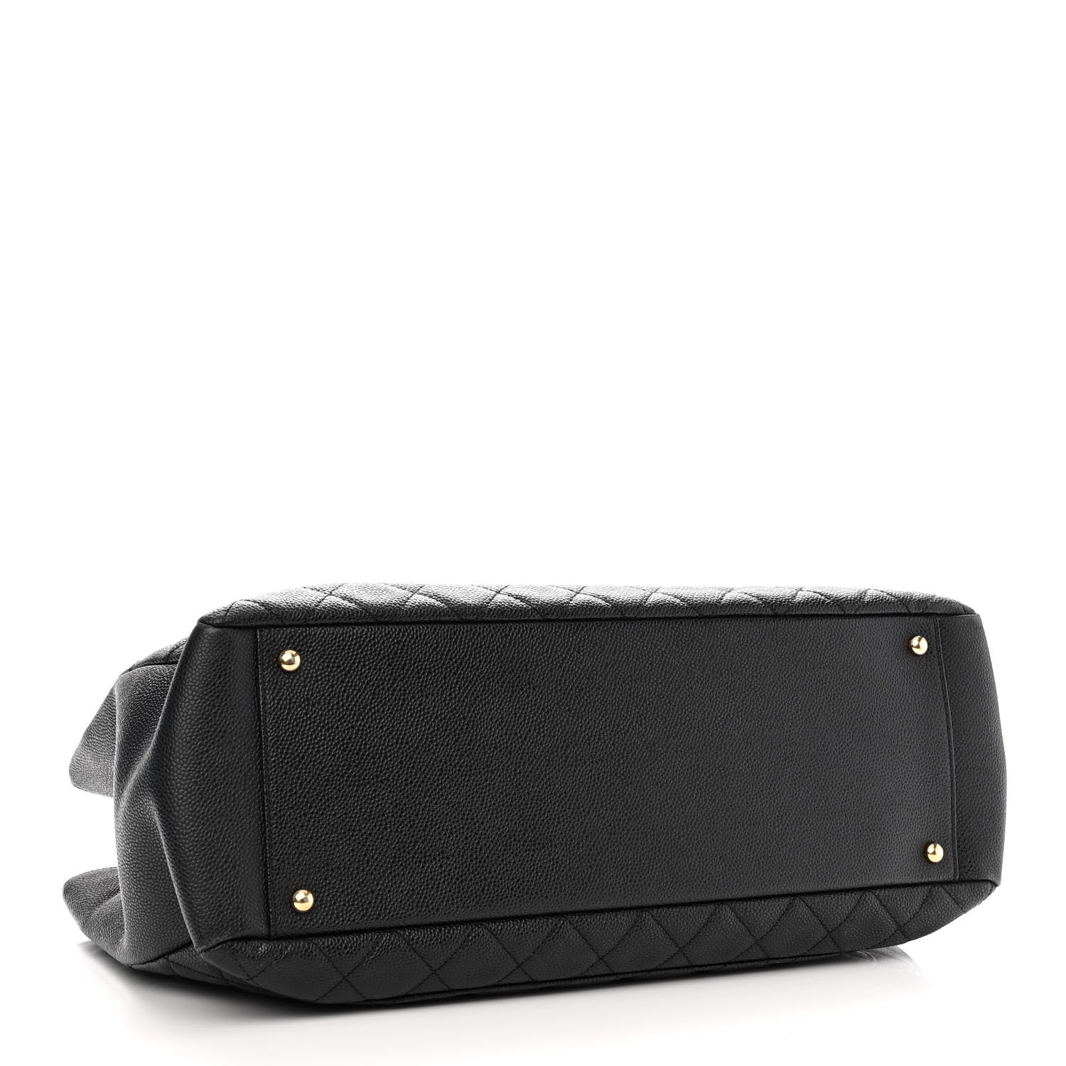 Chanel Caviar Quilted XL Grand Shopping Tote GST Black 3 of 9
