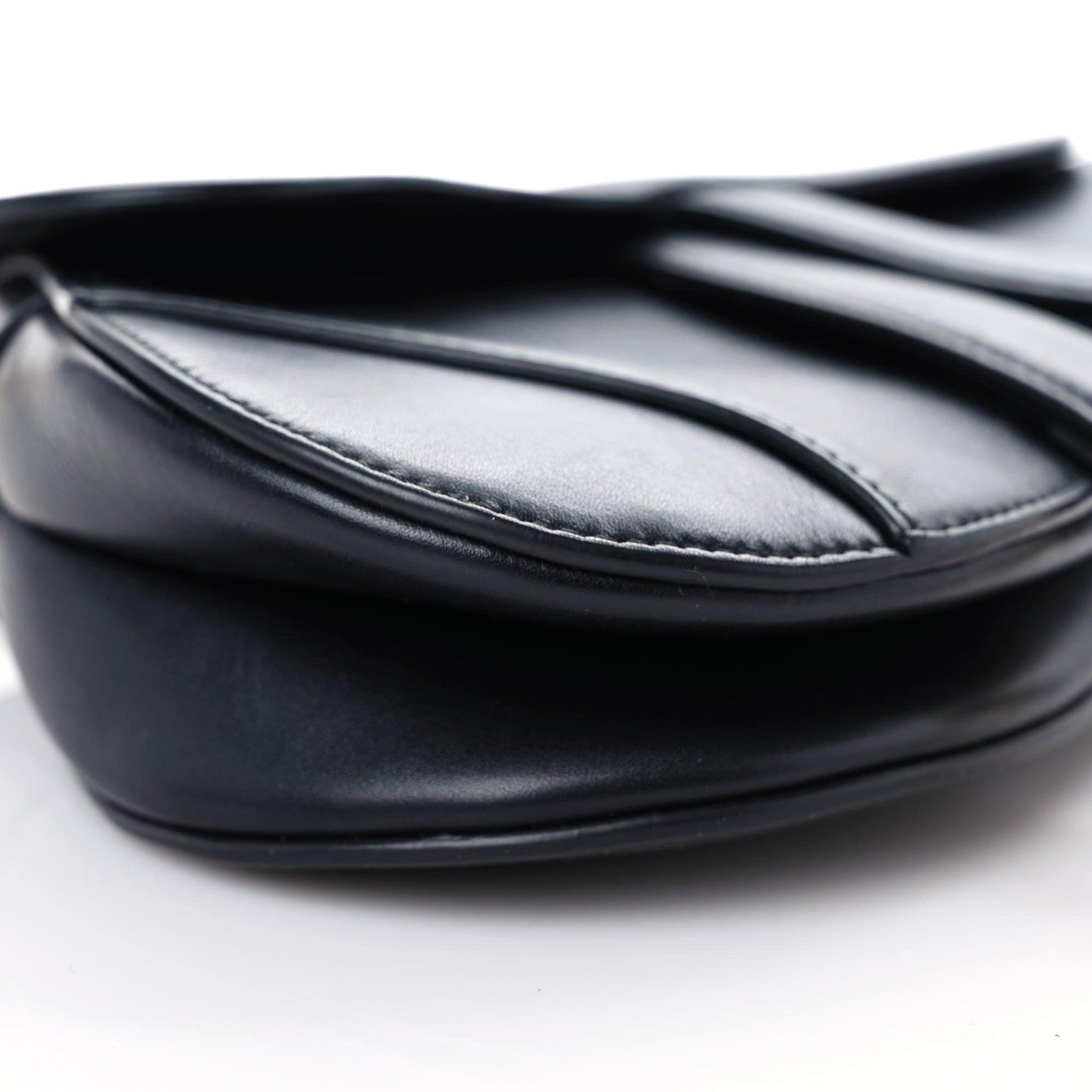 Christian Dior Calfskin Mini Saddle Bag Black 5 of 17