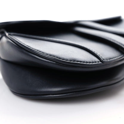Christian Dior Calfskin Mini Saddle Bag Black 5 of 17