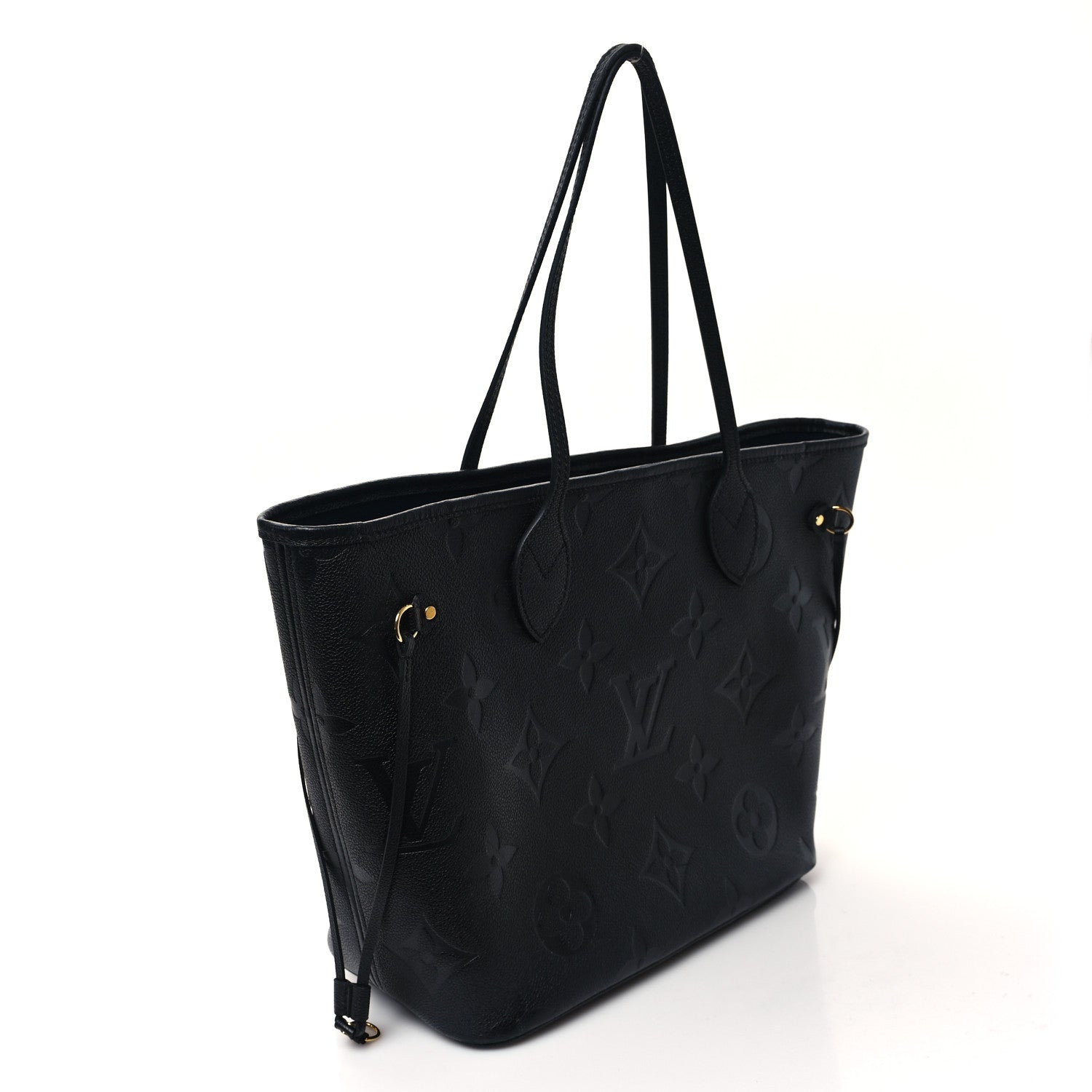 Louis Vuitton Empreinte Monogram Giant Neverfull MM Black 3 of 10