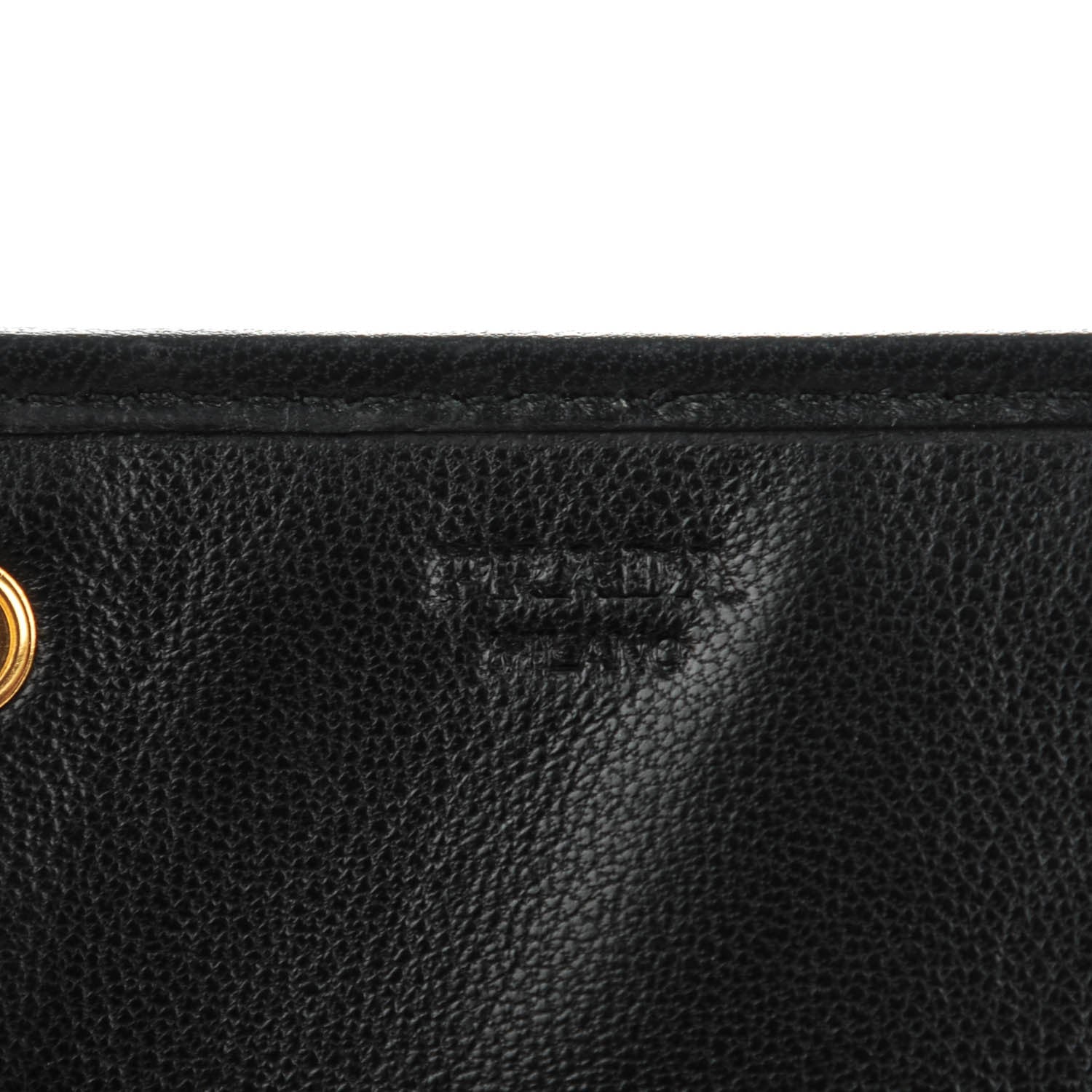Prada Nappa Gaufre Continental Wallet Nero Black 5 of 8