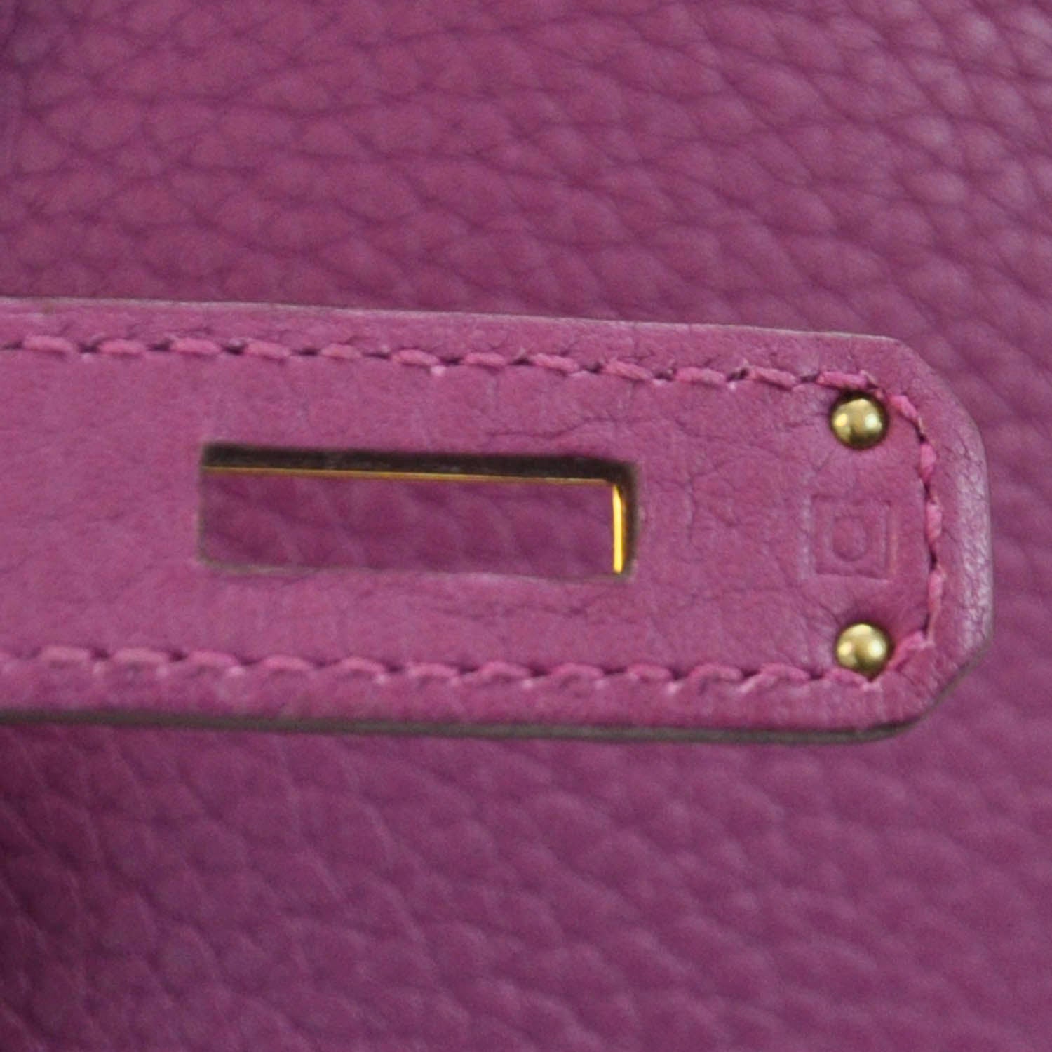 Hermes Taurillon Clemence Birkin 35 Tosca 7 of 9