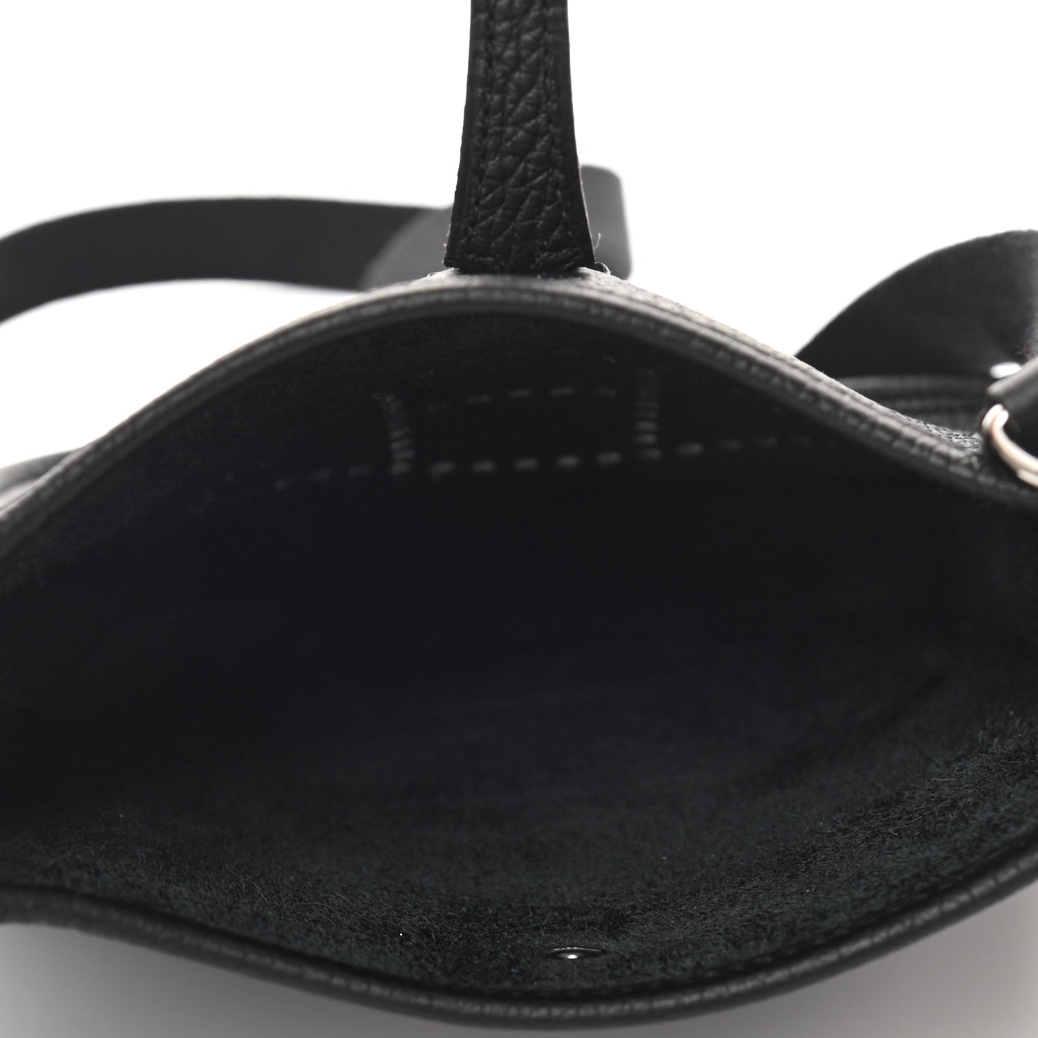 Hermes Taurillon Clemence Evelyne TPM Black 5 of 11
