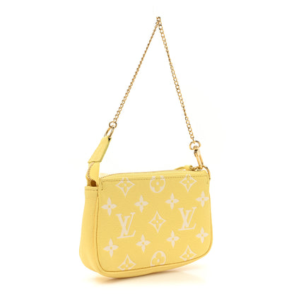 Louis Vuitton Empreinte Monogram Mini Pochette Accessories Lemon Curd Yellow 3 of 9