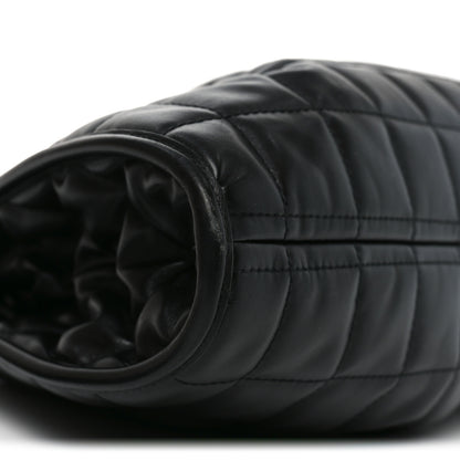 Gucci Calfskin Quilted Medium Deco Tote Bag Black 9 of 10
