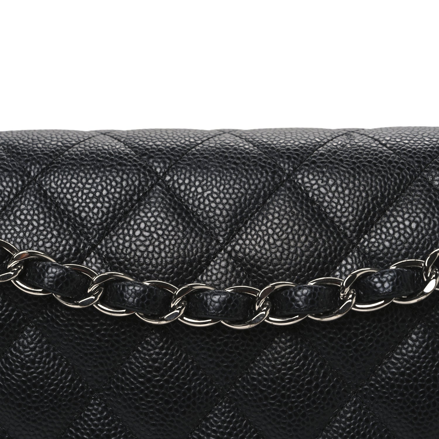 Chanel Caviar Quilted Jumbo Double Flap Black 8 of 11