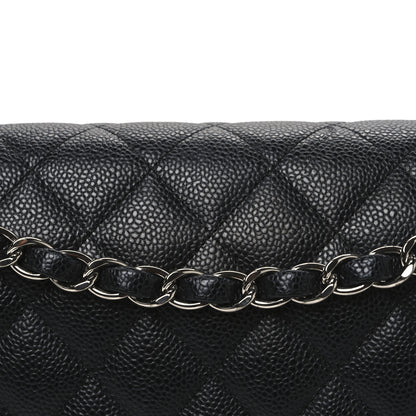 Chanel Caviar Quilted Jumbo Double Flap Black 8 of 11