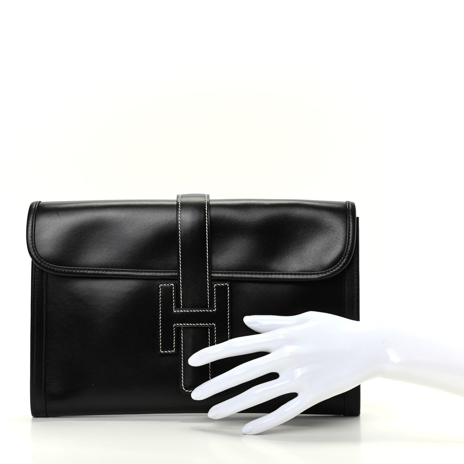 Hermes Box Jige PM Clutch Black 2 of 7