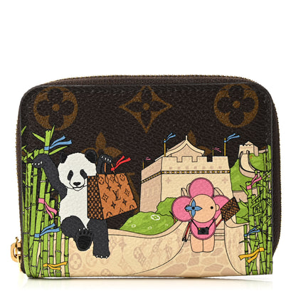 Louis Vuitton Monogram 2021 Christmas China Animation Zippy Coin Purse Myosotis Blue 1 of 5