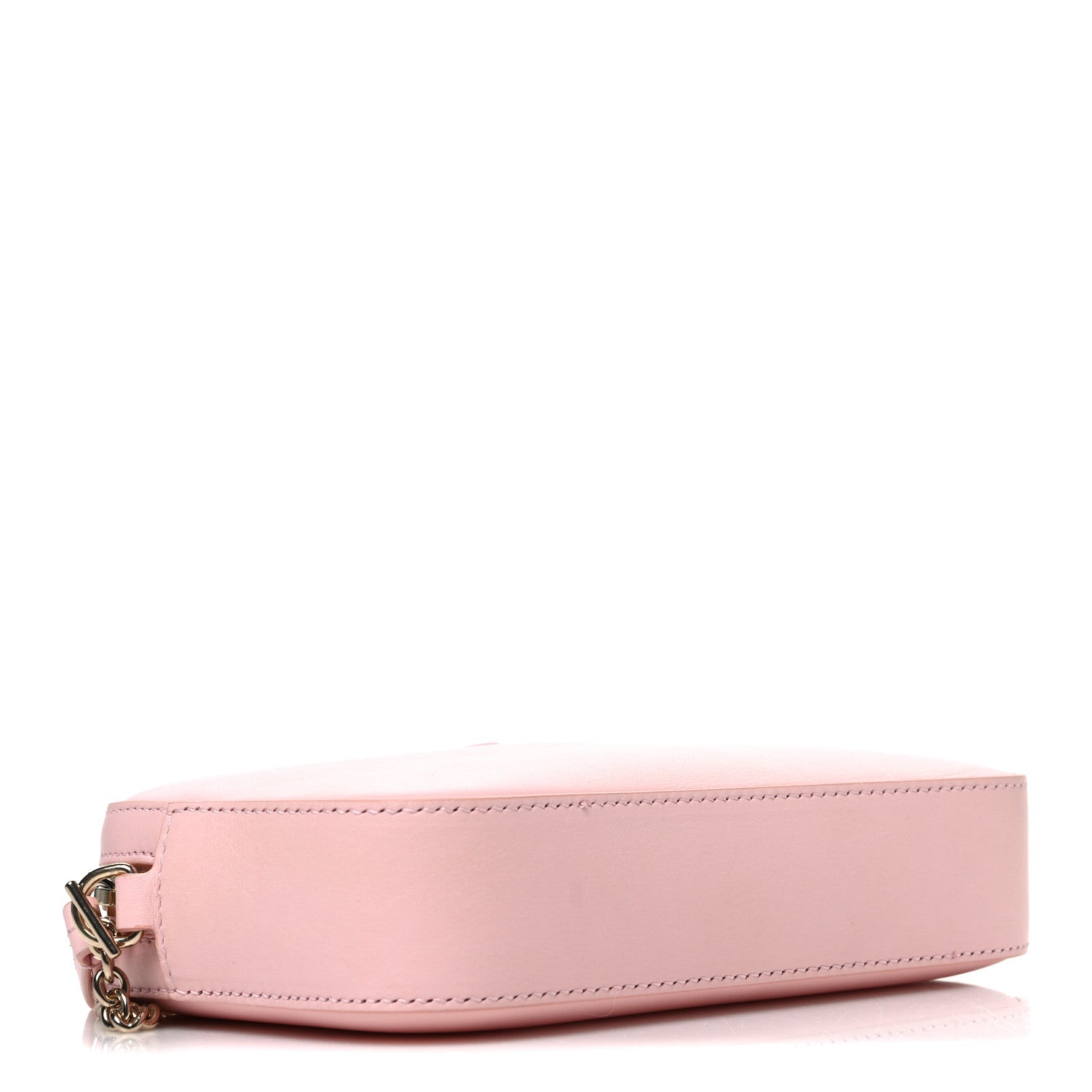 Gucci Dollar Calfskin Enamel Super Mini GG Marmont Chain Shoulder Bag Light Pink Blue 4 of 10