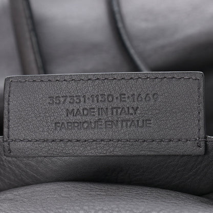Balenciaga Veau Papier A4 Zip Around Tote Black Gris Fossile 6 of 12