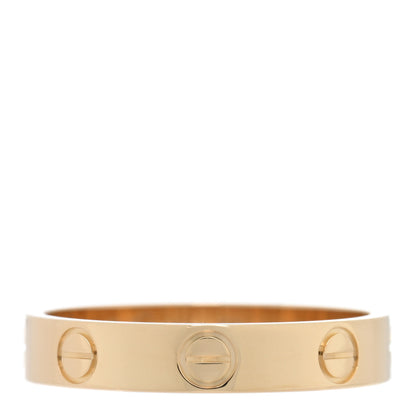 Cartier 18K Yellow Gold 3.5mm LOVE Wedding Band Ring 53/6.5 1 of 6