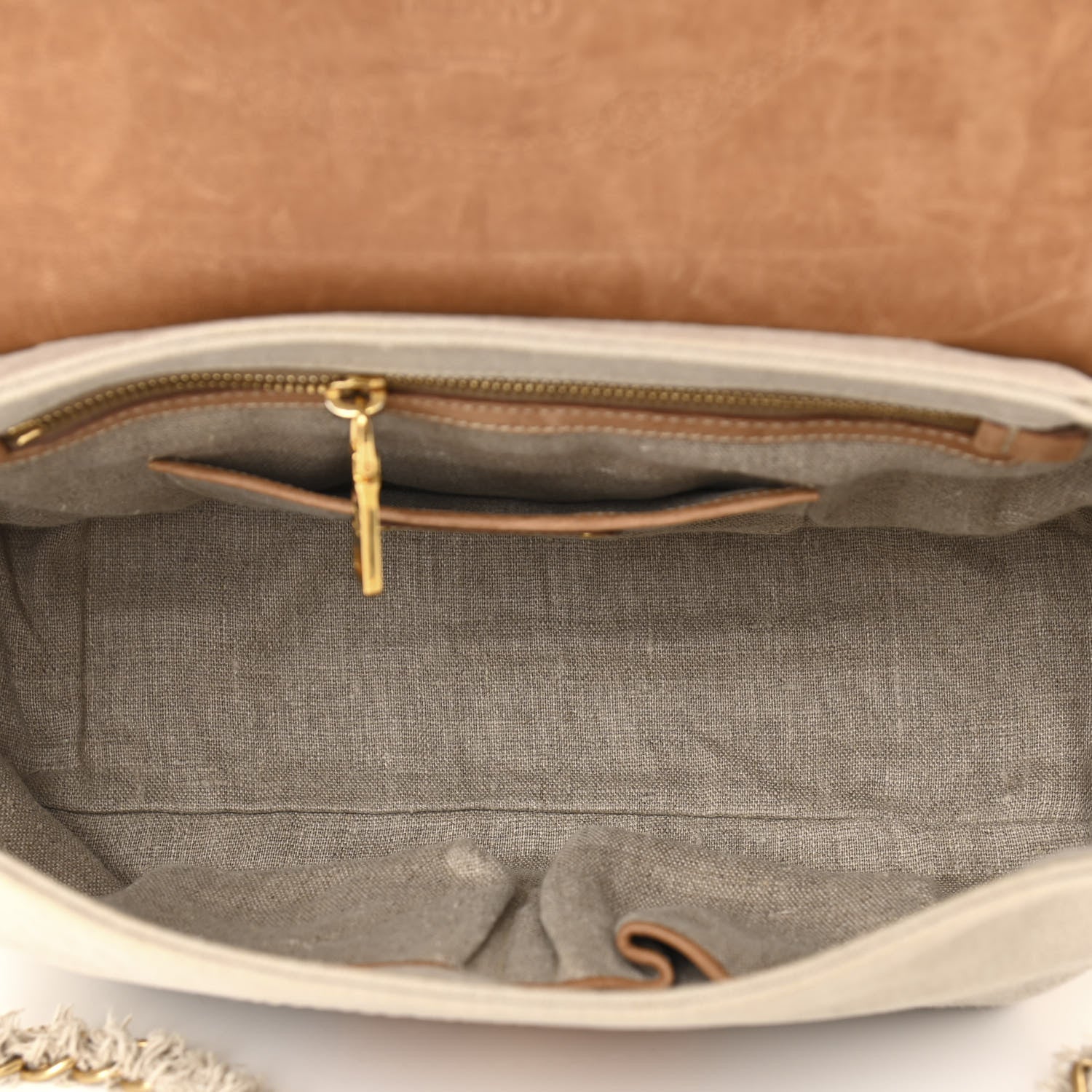 Prada Denim Pattina Sottospalla Canvas Shoulder Bag Corda 5 of 10