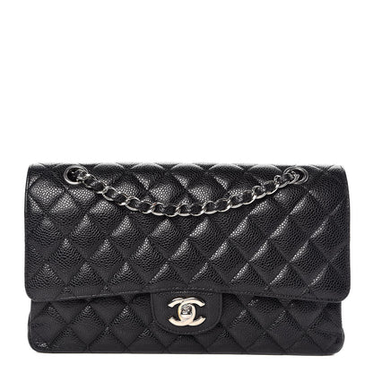 Chanel Caviar Quilted Medium Double Flap Black 1 of 9