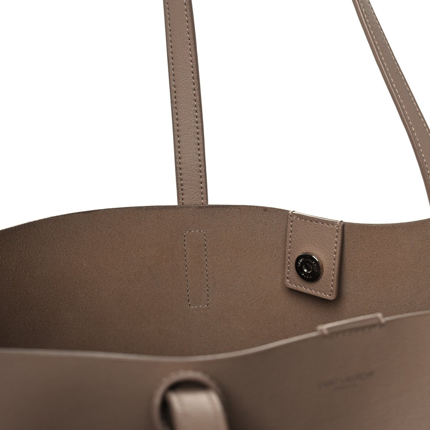 Calfskin Large Shopping Tote Dark Beige