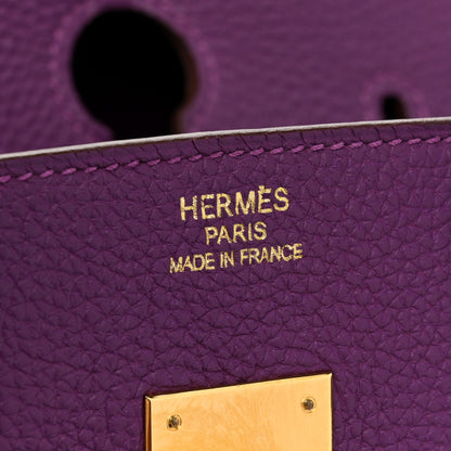 Hermes Togo BIRKIN 35 Anemone 6 of 17