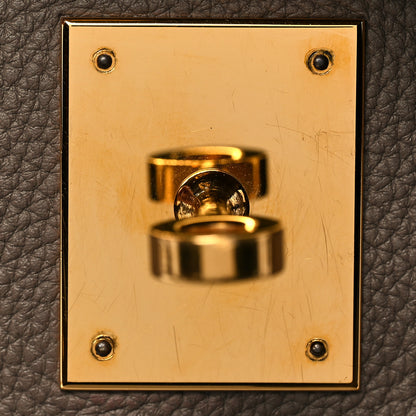 Hermes Togo Kelly Retourne 28 Etoupe 23 of 40