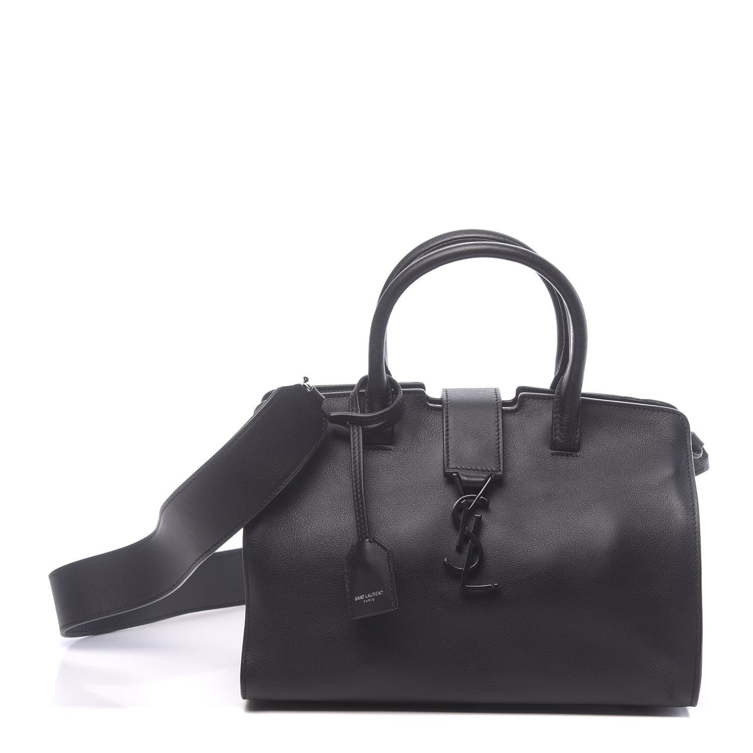 Saint Laurent Calfskin Monogram Baby Downtown Cabas Black 1 of 9