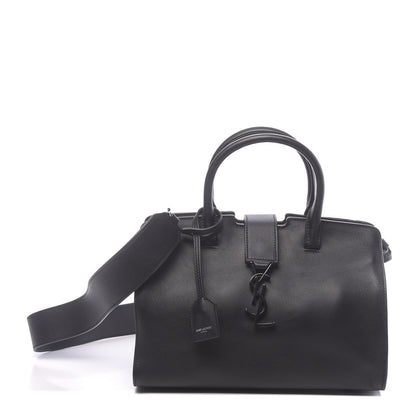 Saint Laurent Calfskin Monogram Baby Downtown Cabas Black 1 of 9