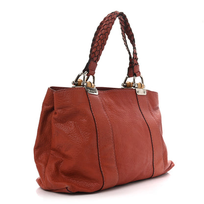 Gucci Libeccio Medium Bamboo Bar Tote Bag 3 of 10