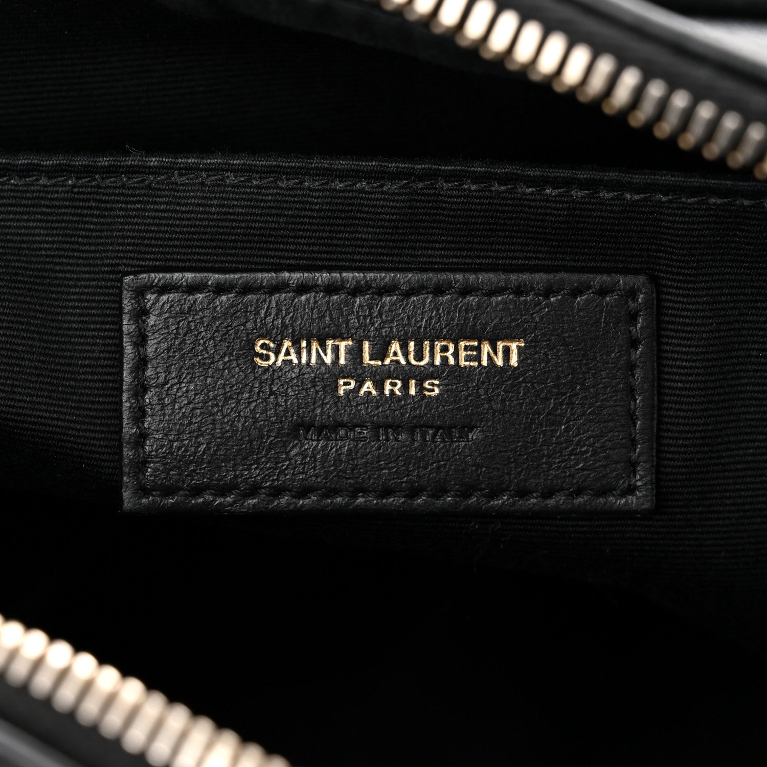 Saint Laurent Calfskin Matelasse Monogram Lou Camera Bag Black 6 of 13