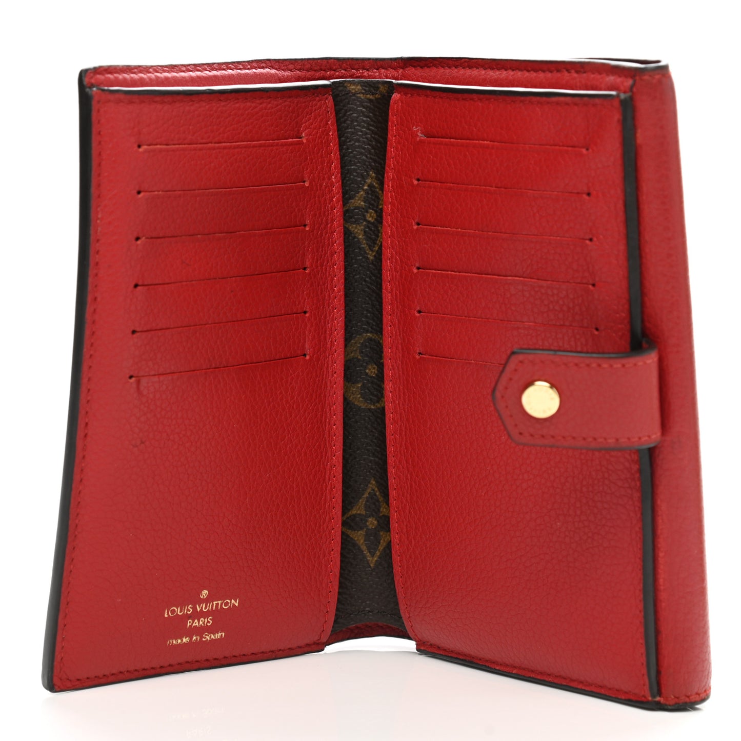 Monogram Pallas Compact Wallet Cherry