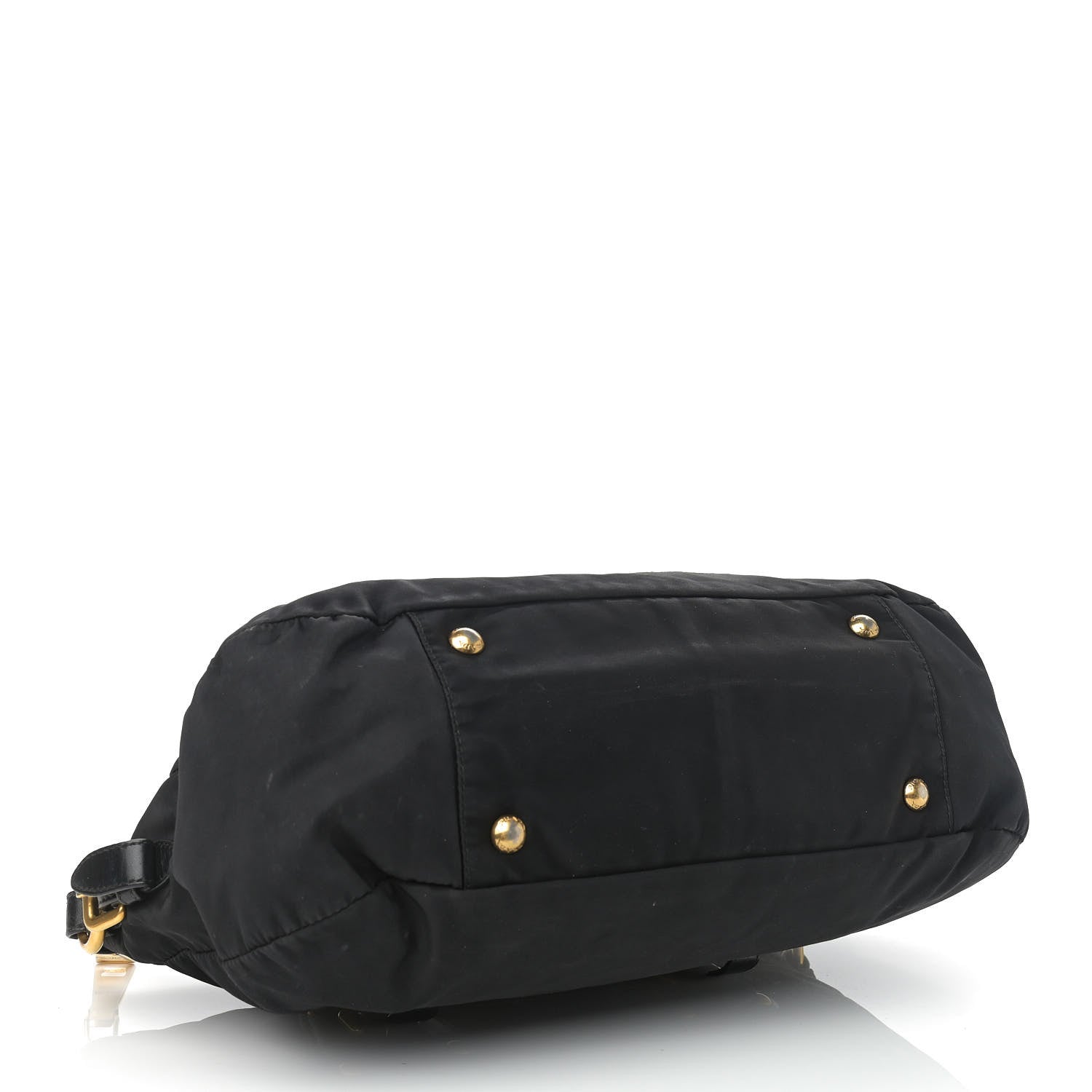 Prada Tessuto Nylon Jacquard Logo Tote Black 3 of 13