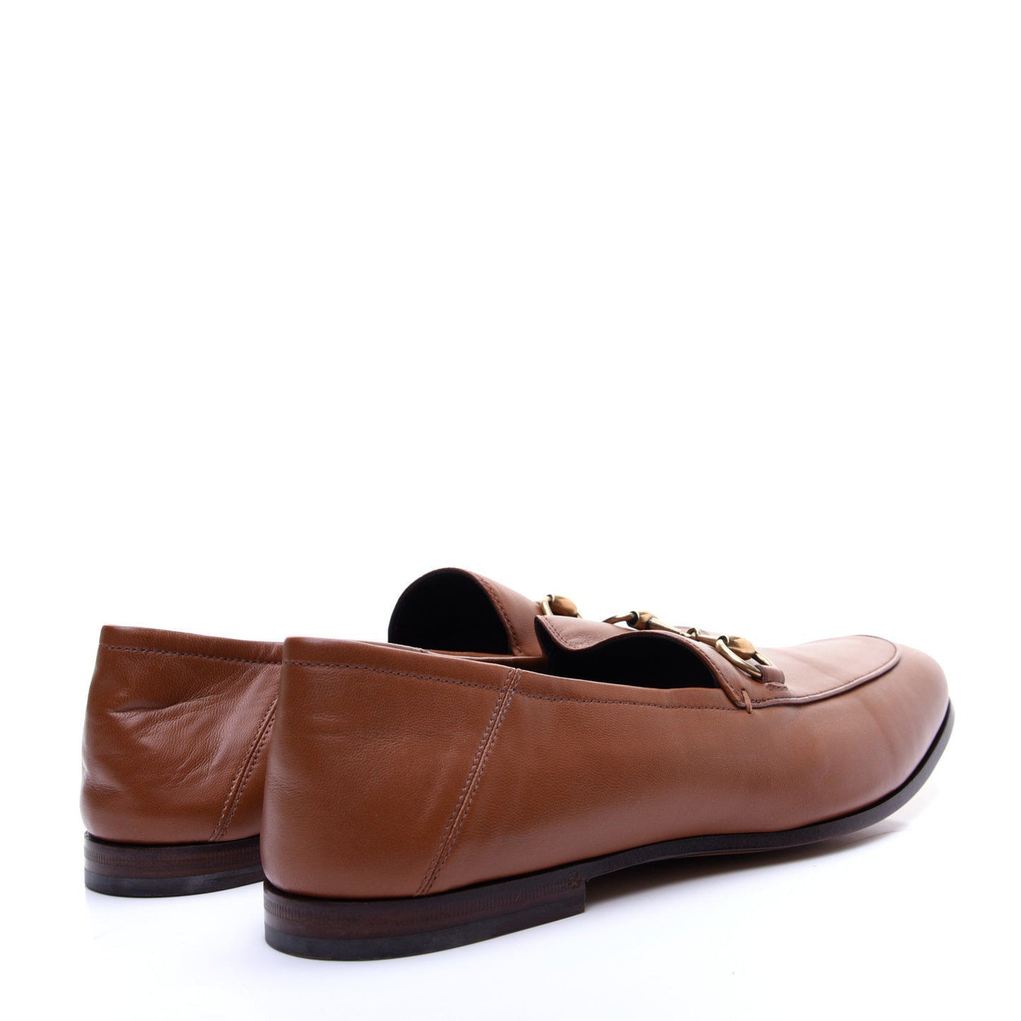 Lambskin Mens Brixton Horsebit Loafers 10 Brown