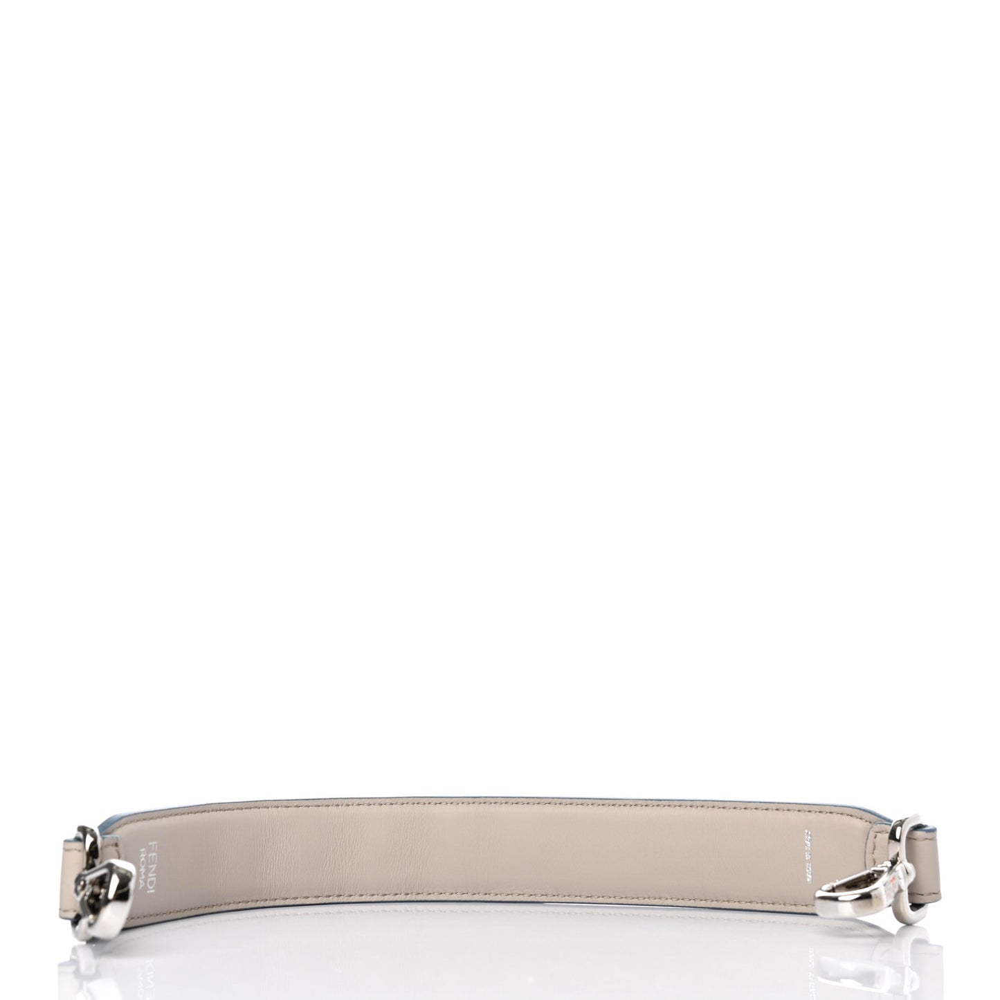 Vitello Dolce Plexiglass Studded Mini Strap You Grigio Polvere Multicolor