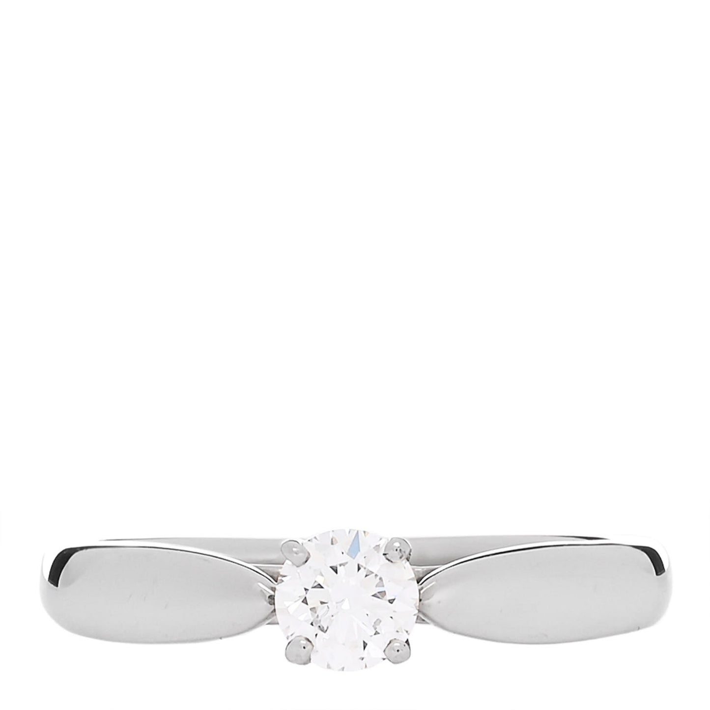 Platinum Diamond .23ct Harmony Solitaire Engagement Ring 48 4.5
