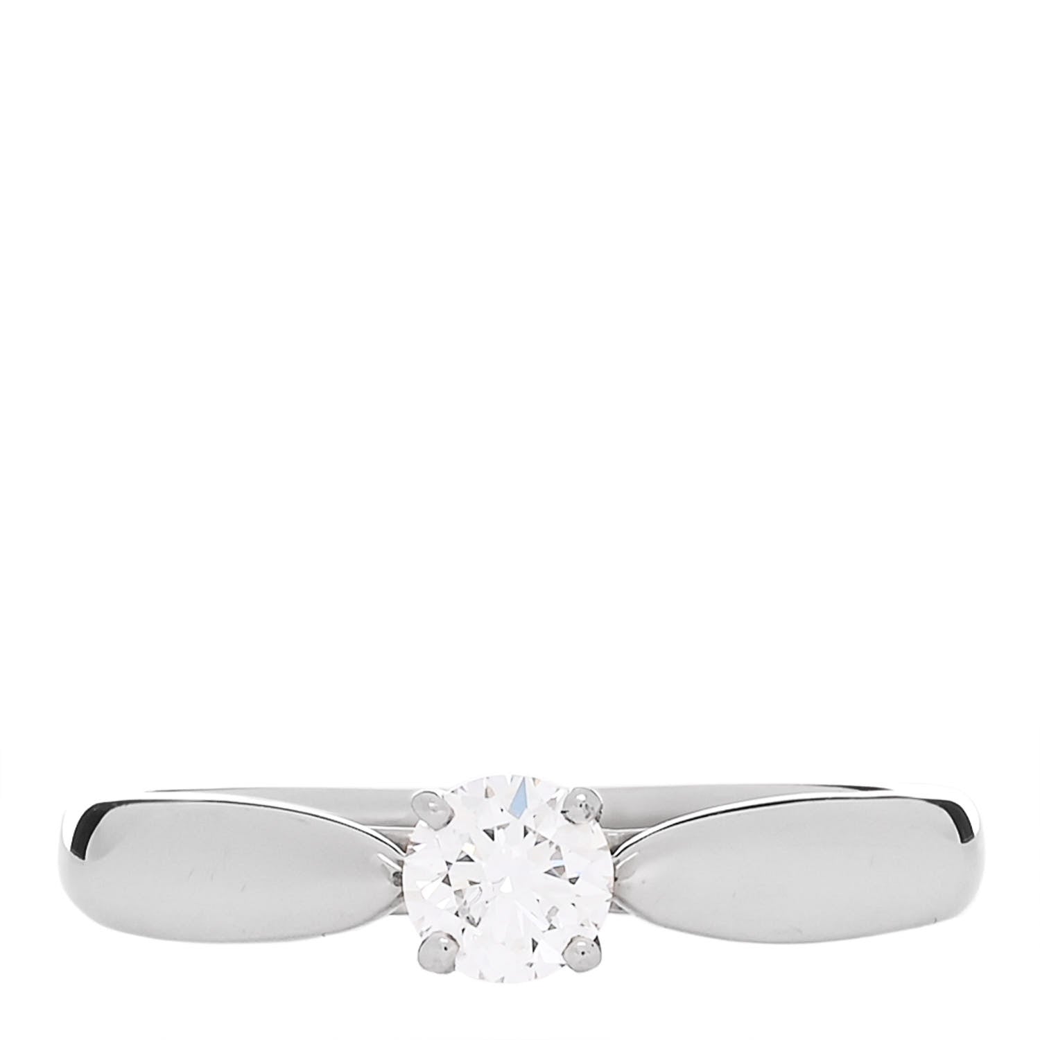Tiffany Platinum Diamond .23ct Harmony Solitaire Engagement Ring 48 4.5 1 of 7
