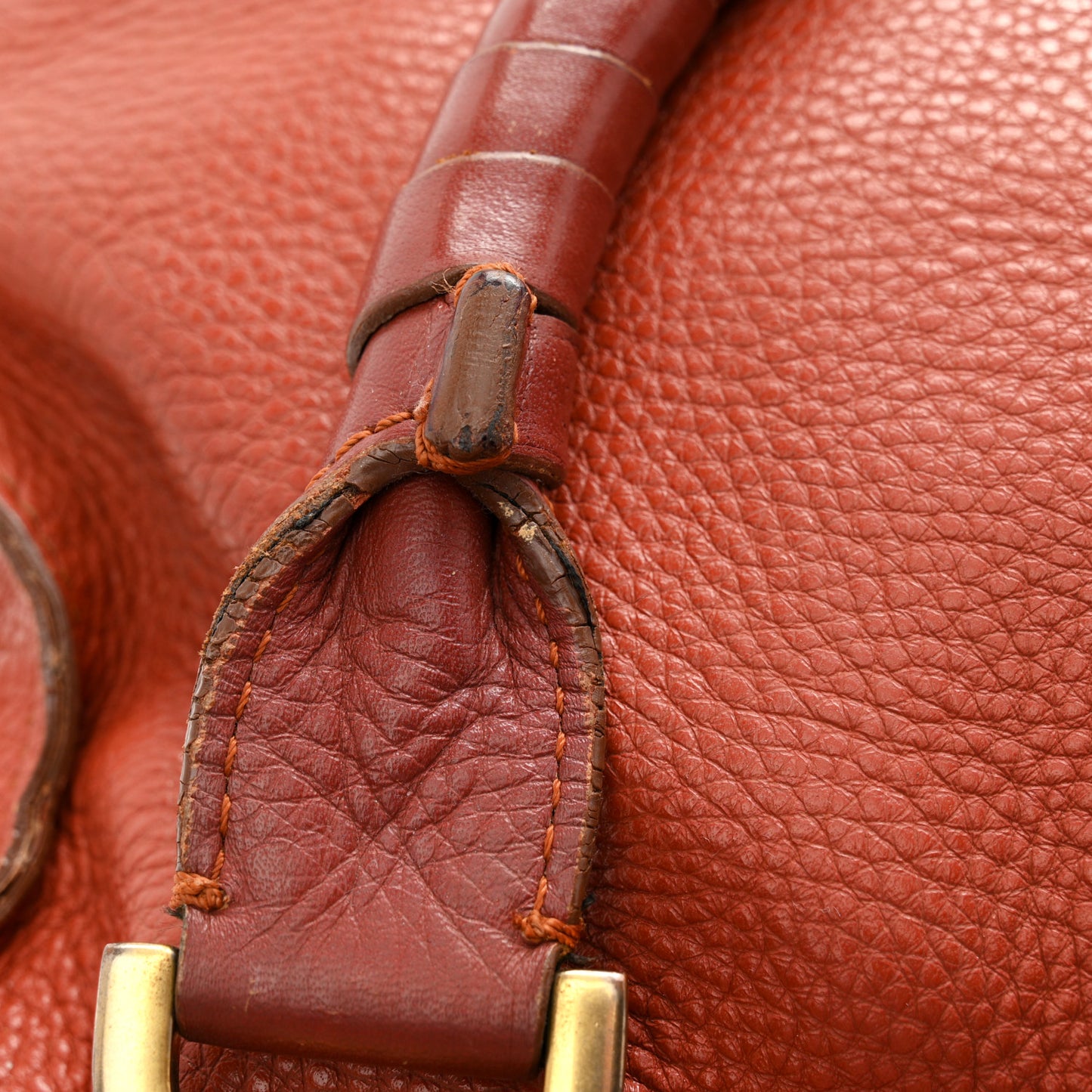 Calfskin Medium Marcie Satchel Brown Delight