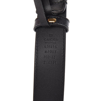 Gucci Calfskin Double G 30mm Belt 100 40 Black 4 of 7