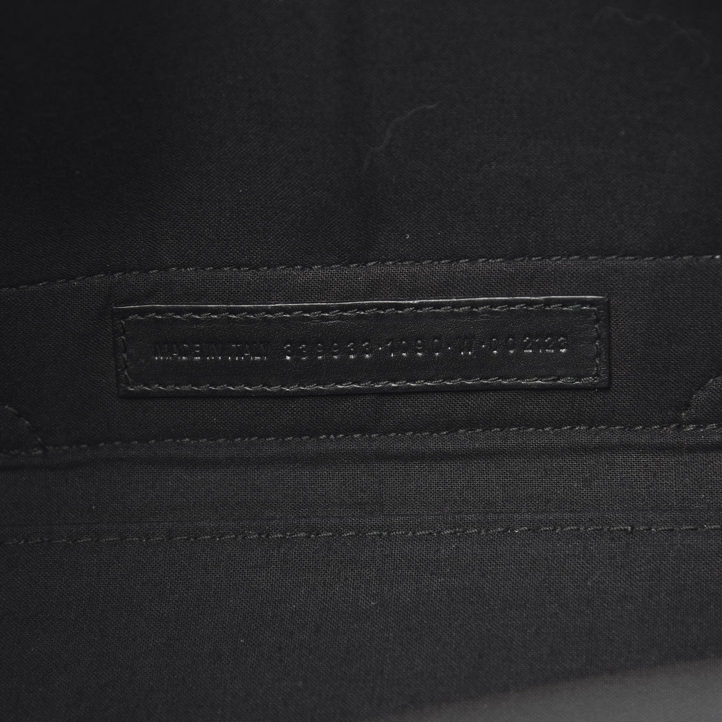 Cotton Canvas Calfskin S Navy Cabas Black