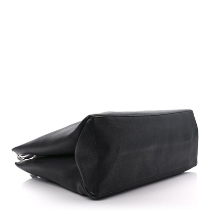Louis Vuitton Grained Calfskin Lockme Shopper Black 4 of 11