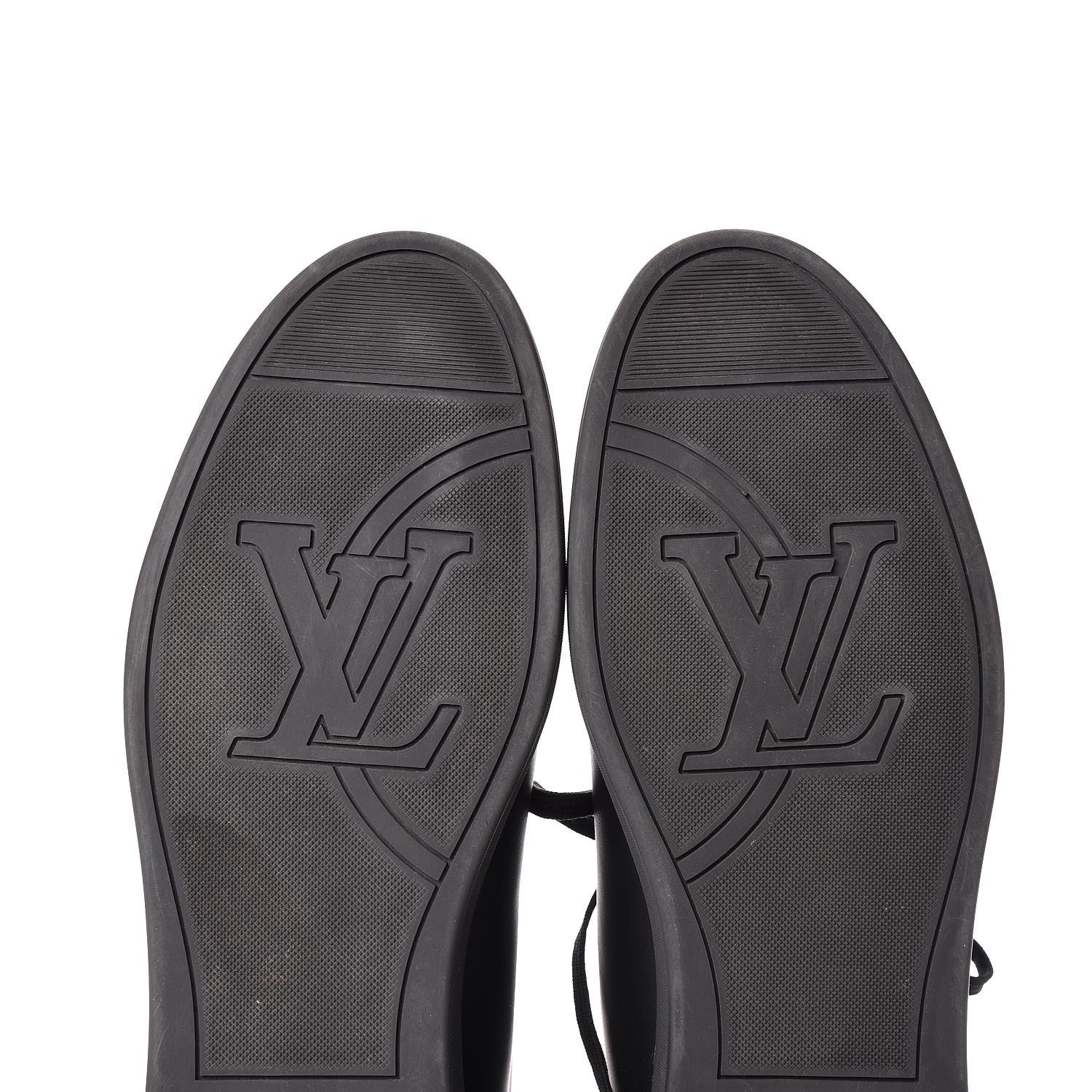 Louis Vuitton Calfskin Damier Graphite High Top Sneakers 9.5 8 of 10