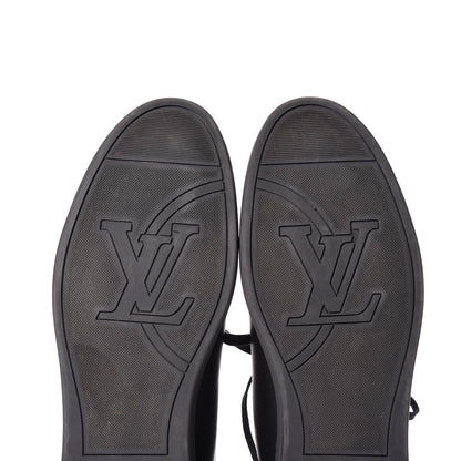 Louis Vuitton Calfskin Damier Graphite High Top Sneakers 9.5 8 of 10