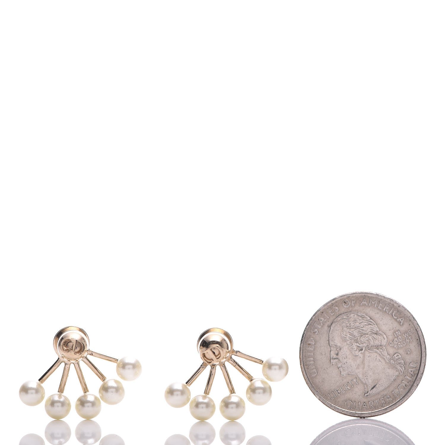 Christian Dior Pearl La Peite Tribale Earrings 2 of 5