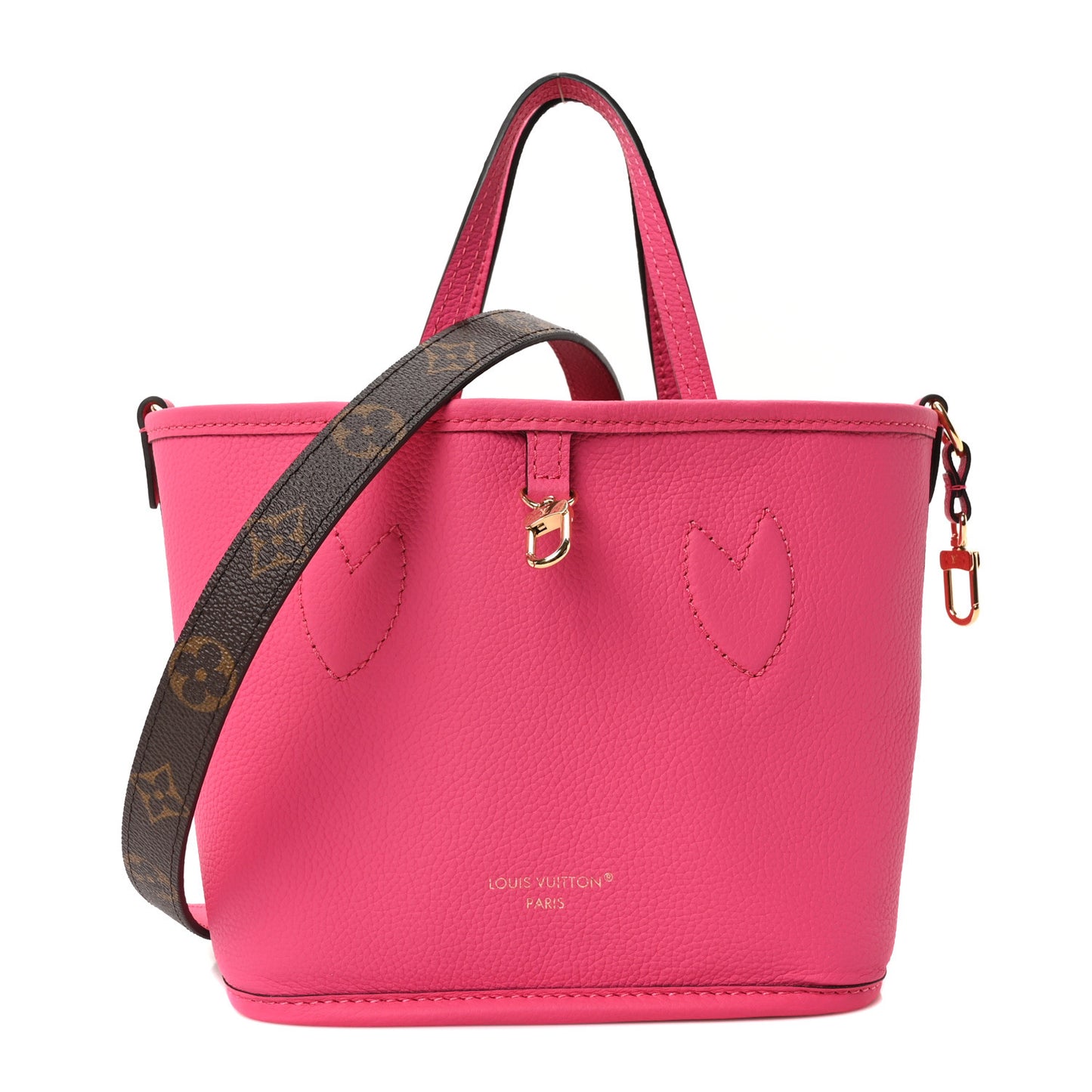 Monogram Neverfull Inside Out Bandouliere BB Rose Pondichery