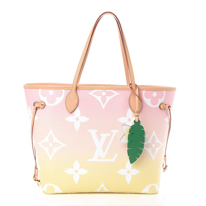 Louis Vuitton Monogram Giant By The Pool Neverfull MM Light Pink 3 of 11