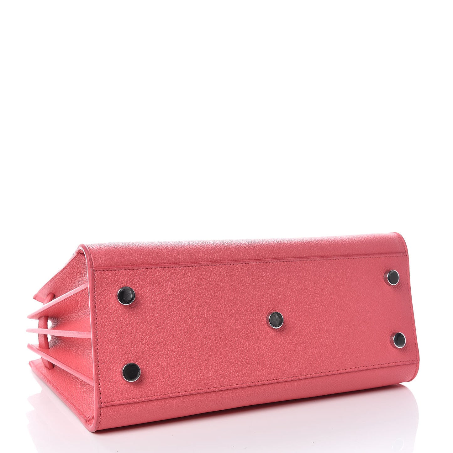 Grained Calfskin Baby Sac De Jour Rose Clair