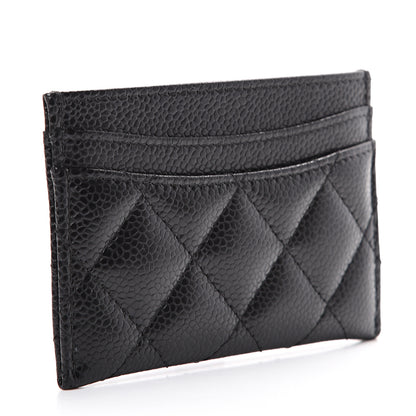 Chanel Caviar Quilted Card Holder Black 2 of 8