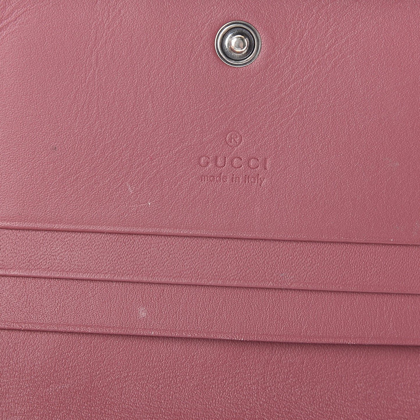 GG Supreme Monogram Blooms Card Case Beige Multicolor Dry Rose
