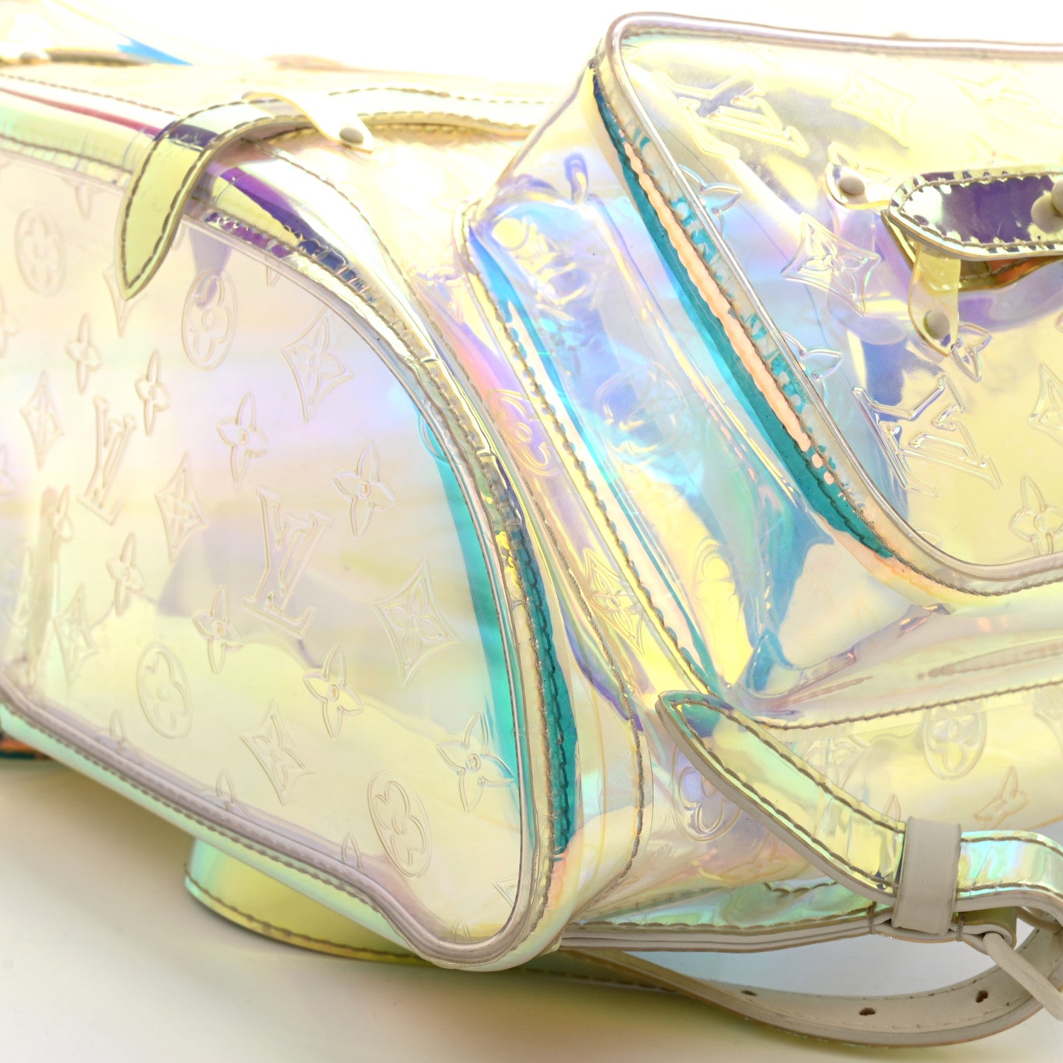 Louis Vuitton PVC Monogram Christopher Backpack GM Iridescent Prism 8 of 9