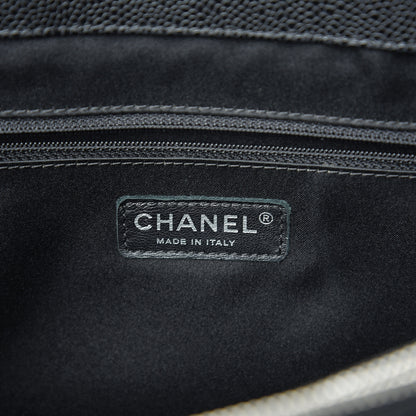 Chanel Caviar Quilted XL Grand Shopping Tote GST Black 5 of 9