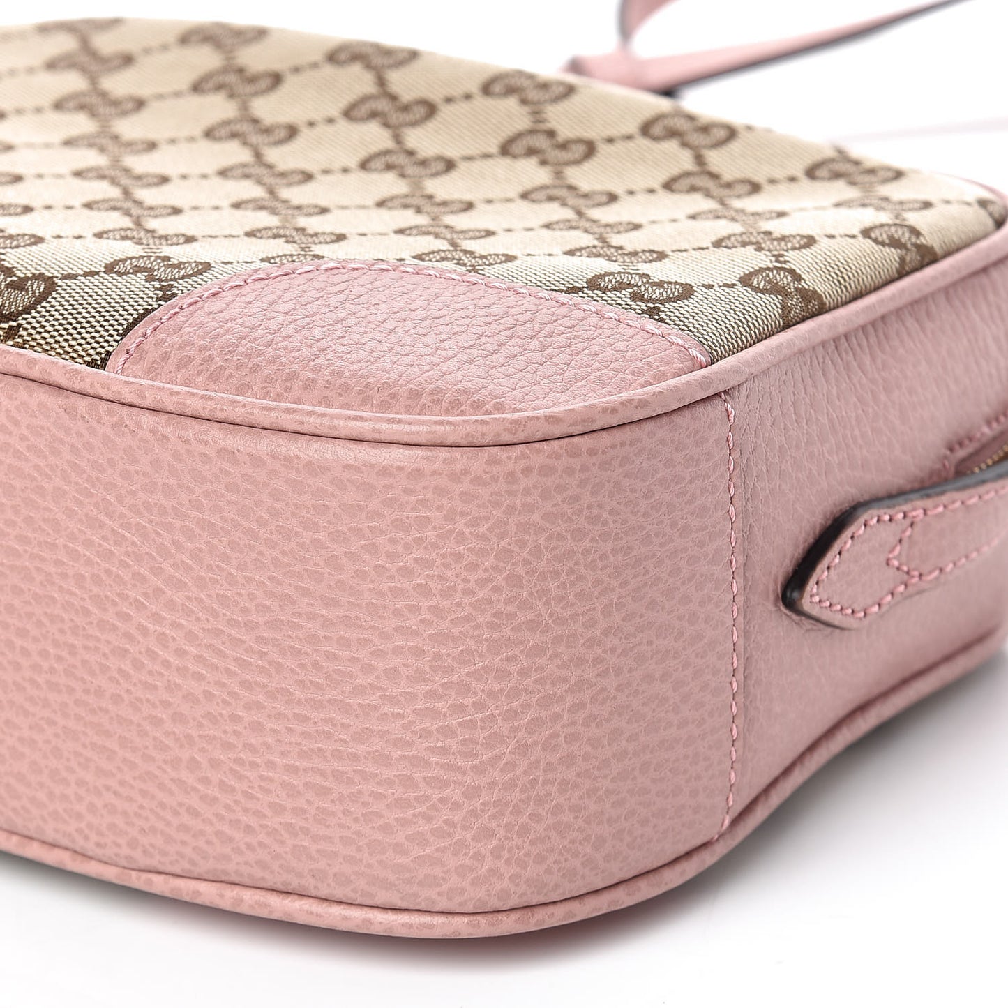 Monogram Mini Bree Messenger Bag Beige Soft Pink